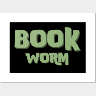 Book worm Posters and Art